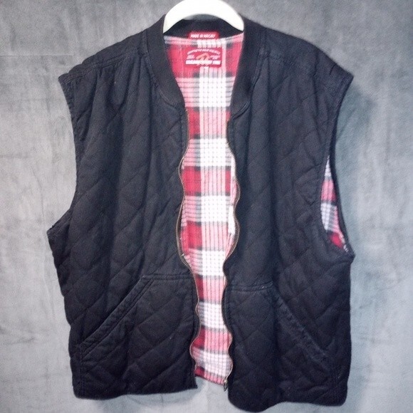 Vintage Marlboro Red Jacket w Zip Out Vest and Leather Accents Size Large - Picture 7 of 9